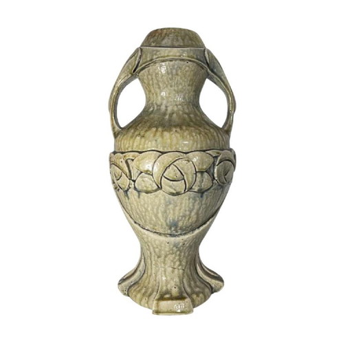 Vase en grès émaillé Art Nouveau par Helman, 1900