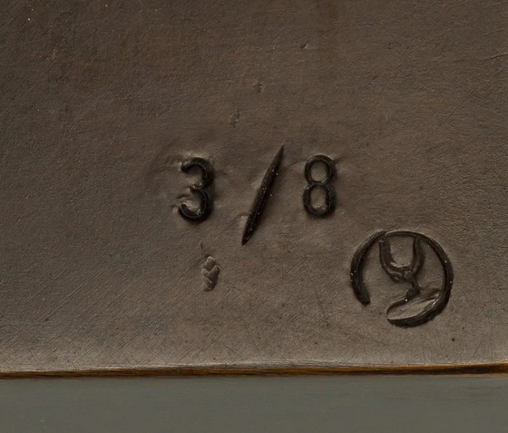 Image 1 of Kostabi, Mark - Abbraccio divino - Scultura in bronzo - firmata a mano