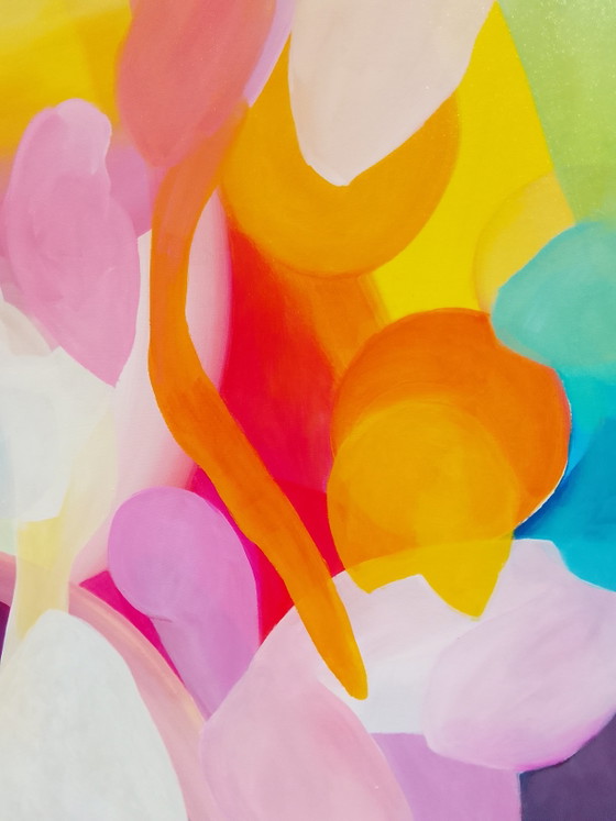 Acrylic painting #Homeberry 100x100cm – joart, Paintings & Drawings, Canvas (photo 4 of 15)