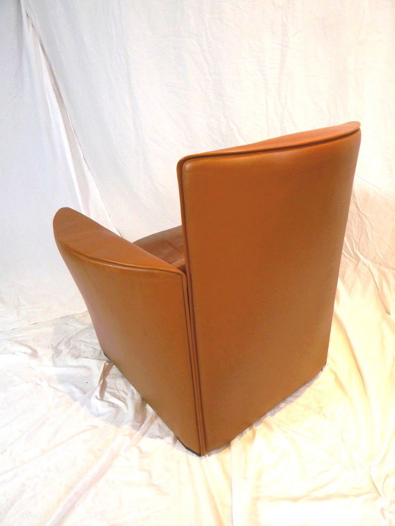 Image 1 of Cognac leather  club armchair