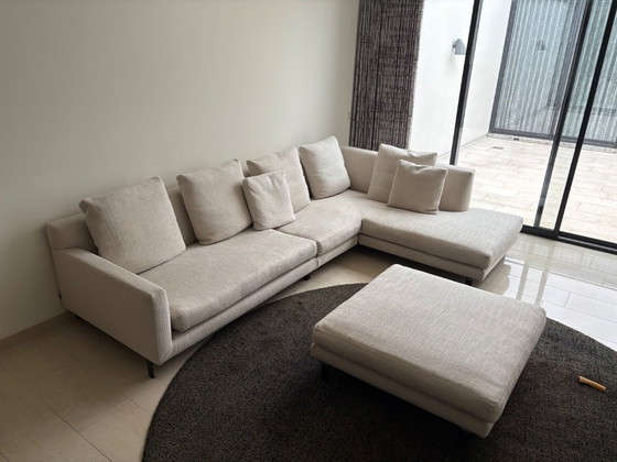 Image 1 of Minotti Andersen Sofa mit Fußhocker