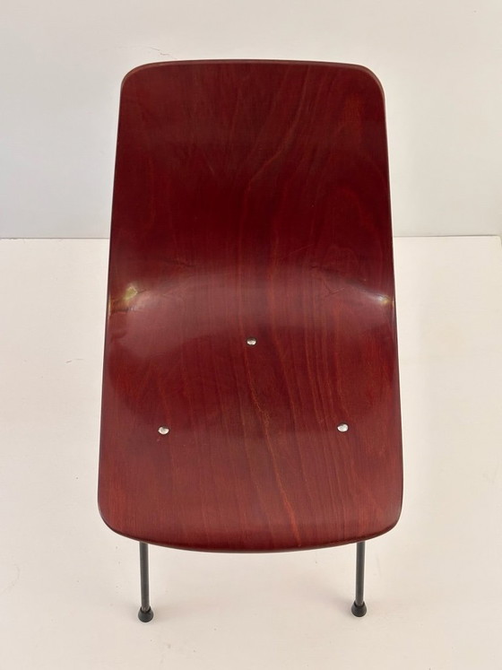2 Pierre Paulin CM131 stoelen, Thonet Vintage editie – Eetkamerstoelen, Wood (photo 9 of 13)
