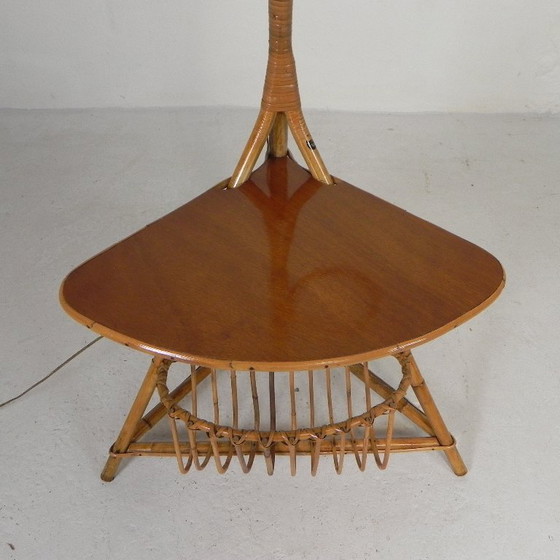 Image 1 of Standing bamboo lamp, 1950s