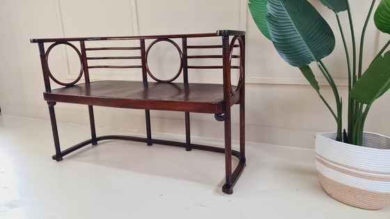 Image 1 of Fledermaus" Sofa
A rare version of the so called "Fledermaus" model sofa by Josef Hoffmann for by Mundus AG. 