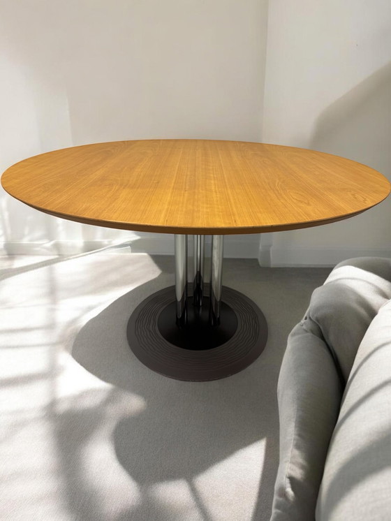 Image 1 of Leolux Trias Tafel 120 cm Kersenhout