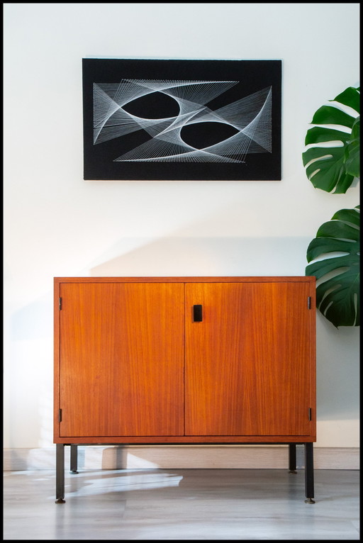 Buffet bas teck, moderniste 1960