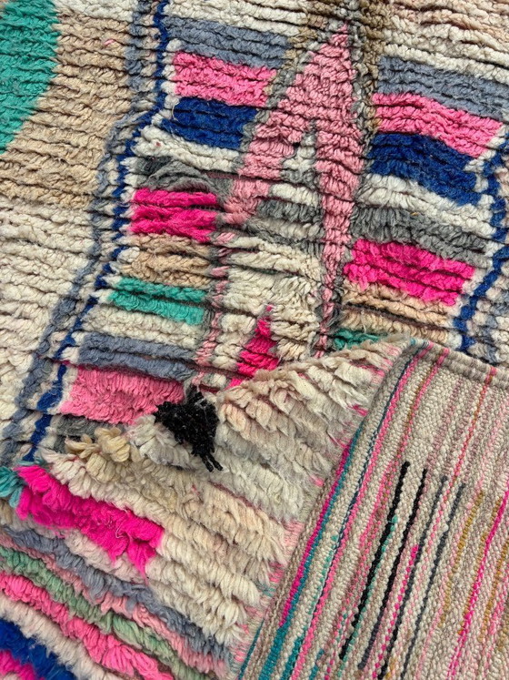 Image 1 of Handgewebter, farbenfroher Boujaad-Teppich, 200 x 300 cm, authentische marokkanische Berberwolle
