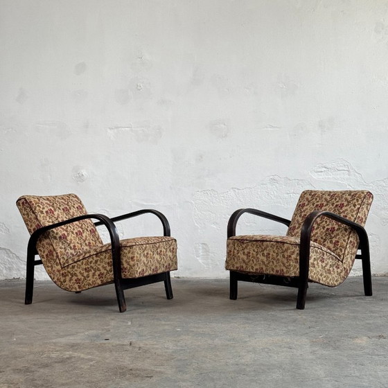 Image 1 of Pair of Mid-Century Armchairs by Karel Koželka & Antonín Kropáček, 1960s