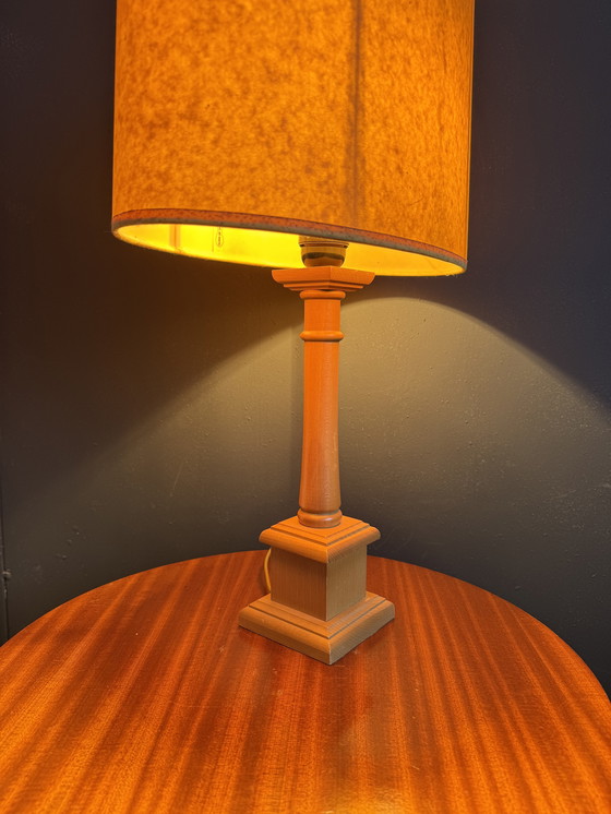 Image 1 of Lampada in legno di faggio di Laura Ashley, anni '70