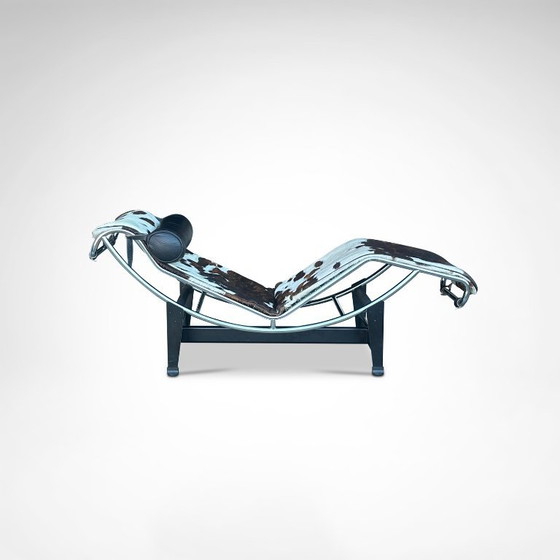 Image 1 of Chaise longue LC4 en peau de poney de Le Corbusier pour Cassina, années 1990