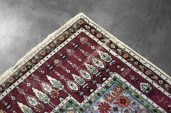 Image 1 of Vintage Hand-Woven Middle Eastern Oriental Baluch Prayer Rug, 1960s