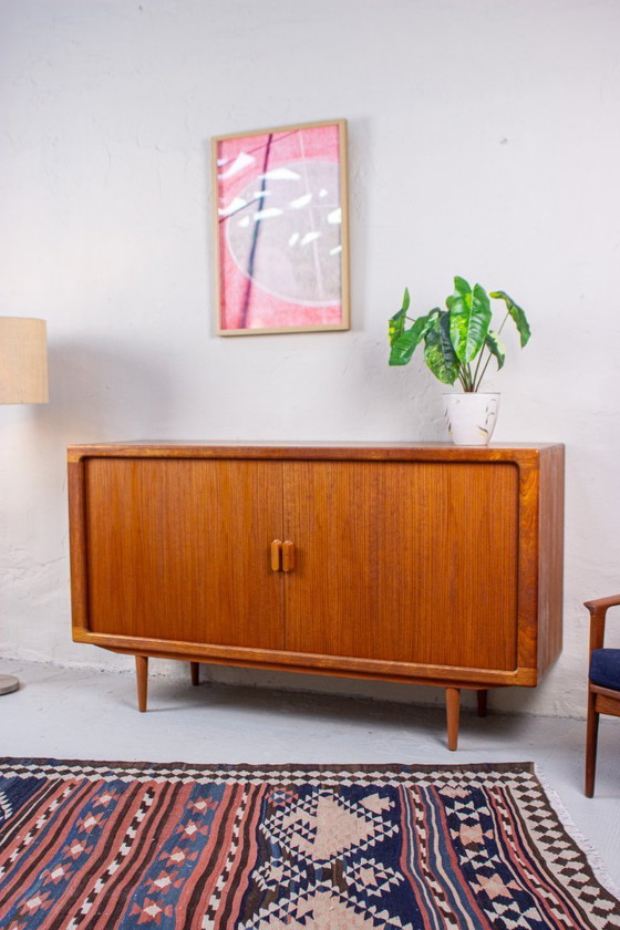 Image 1 of Vintage teak sideboard chest of drawers Danish Silkeborg Mid Century 60s