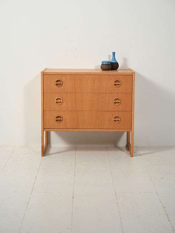 Image 1 of Eikenhouten ladekast van Arne Wahl Iversen