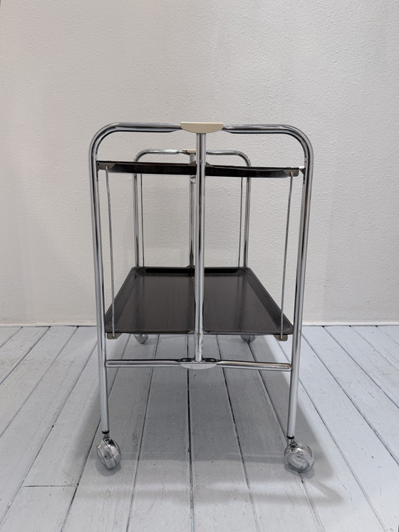 Desserte Vintage Mid-Century Pliante – Chrome, Other (photo 5 of 15)