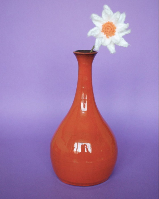 Image 1 of Vintage ceramic vase by Roger Vandeweghe, Belgium 1965