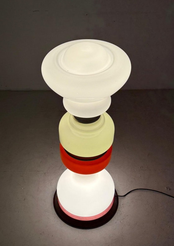 Image 1 of Lampada da terra Space Age di Carlo Nason per Mazzega, Italia, anni '70.