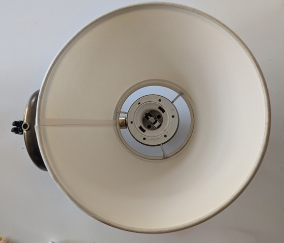 Image 1 of Vintage Deense messing wandlamp