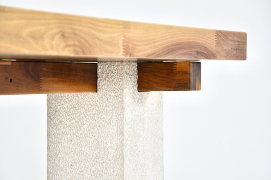 Dining Table "Sole" by Gio Pomodoro, 1970s – Wood (photo 6 of 9)