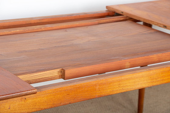 Image 1 of Very large table, 290 cm, in solid teak, by Peter Hvidt and Orla Molggard-Nielsen for France & Son 1955.