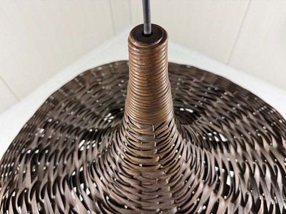 Lampada a sospensione XXL in rattan sintetico, anni '60 – Lampade a sospensione, Wicker (photo 14 of 16)
