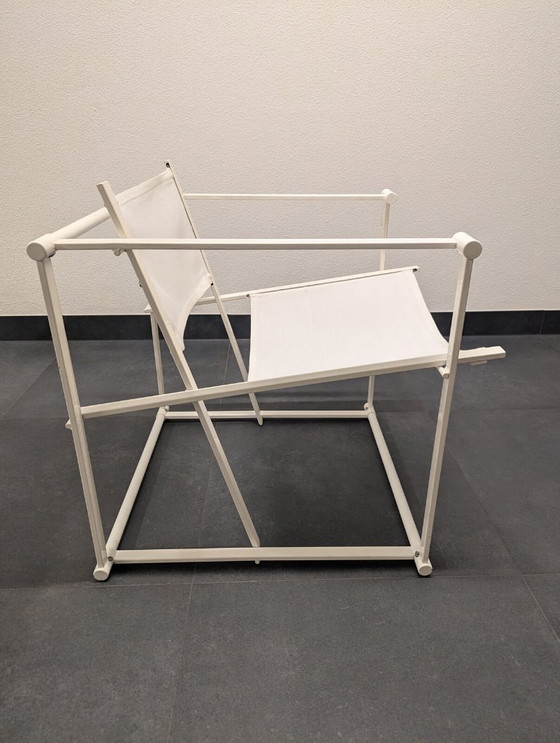 Image 1 of 2x Fauteuils Cube Pastoe FM60 (blanc) - Radboud van Beekum