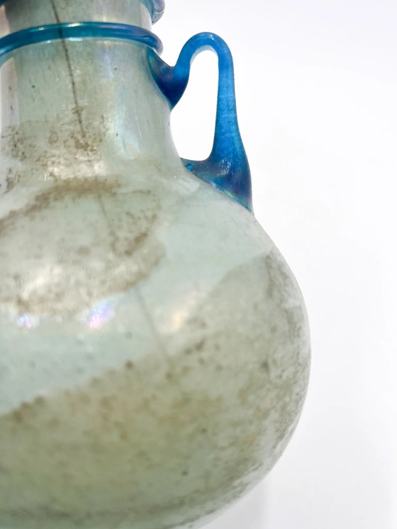 Vaso in vetro Scavo blu Cenedese, inizio XX secolo – Vasi (photo 2 of 12)