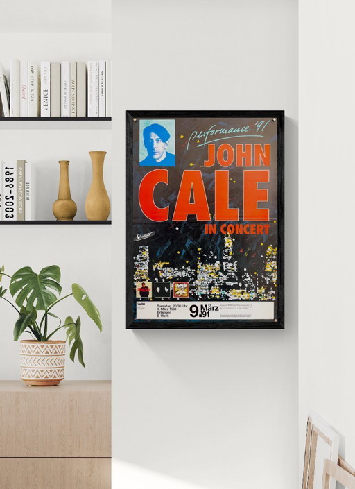 🎵 John Cale in Concert – 1991 – Originele A1-poster / Plakat 84,1 × 59,4 cm | Duitsland