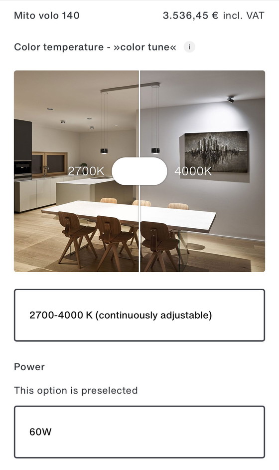 Image 1 of Occhio Mito Volo 140 - Oro Mate / Capota blanca