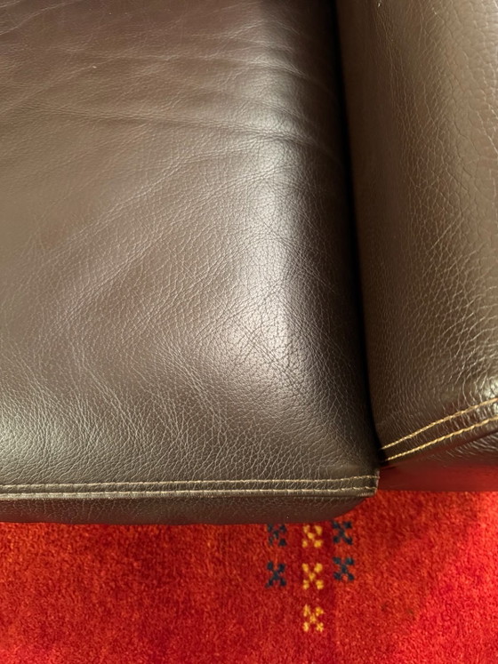 Image 1 of Roche Bobois 3-zits leren bank