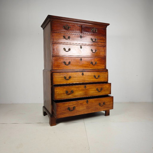 Englische georgianische Mahagoni-Kommode, um 1820 – ladekasten, Wood