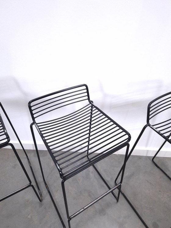 Set of 4 x Black HAY Barstool, Hee Welling – Metal (photo 8 of 18)