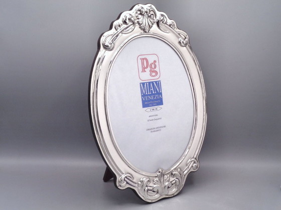 Image 1 of Marco/espejo de plata 925 de 18x24 pulgadas.