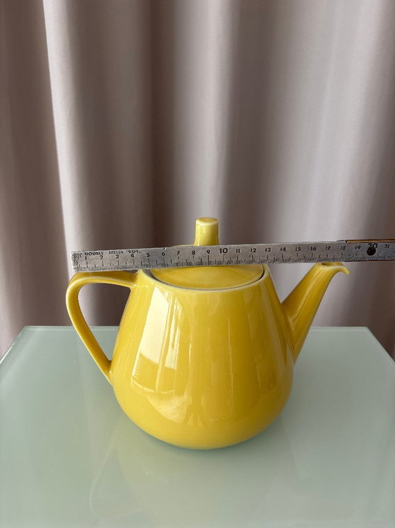Vintage Villeroy & Boch gele theepot – gemaakt in Luxemburg – villeroy boch, Tafelaccessoires, Ceramic (photo 8 of 10)