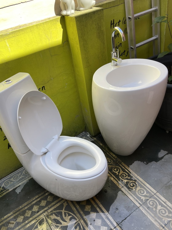 Image 1 of Alessi Il Bagno by Laufen, toilet en wastafel