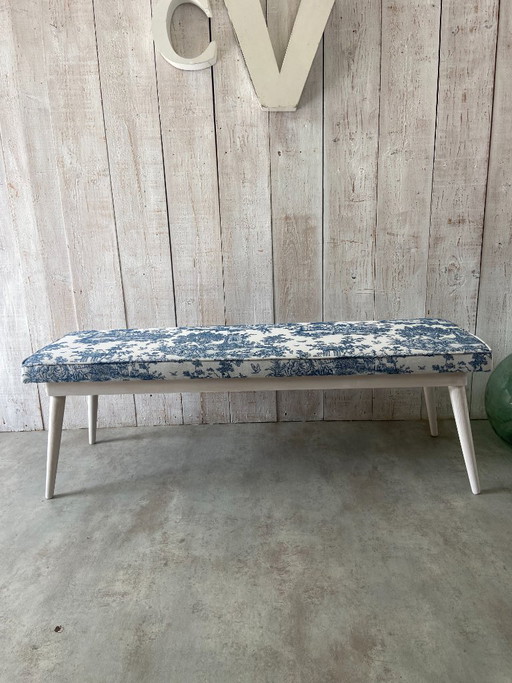 Bankje/uiteinde van het bed – Textile, Wood
