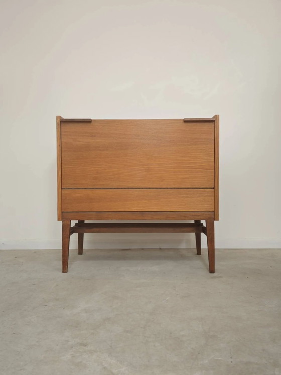 Kist of minibar Frantisek Mezulanik voor Up Zavody jaren 60 – Barkrukken, Wood, Mid Century Modern (photo 2 of 18)