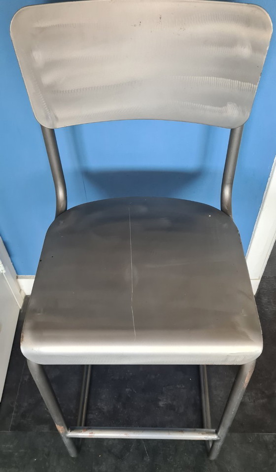 Image 1 of Sgabello in metallo sospeso della Schoolhouse di Restoration Hardware