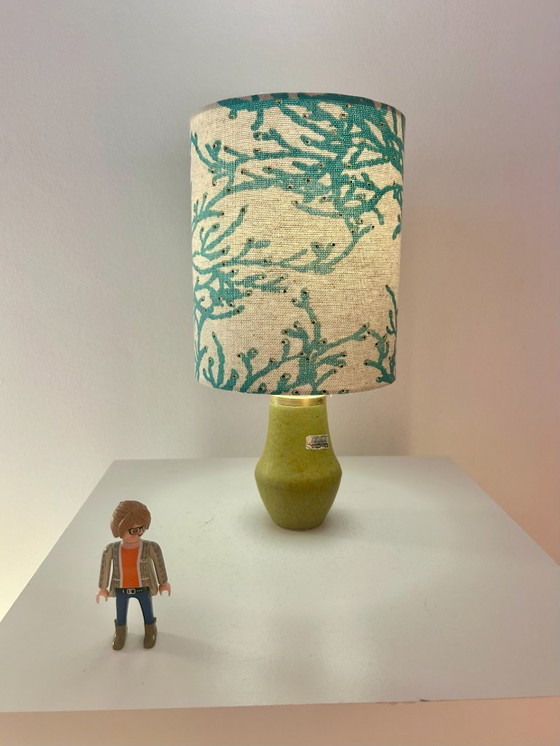 Image 1 of Reizende kleine Mini-Tischlampe - kabellos, upgecykelt aus Scheurich Vase 50er Jahre