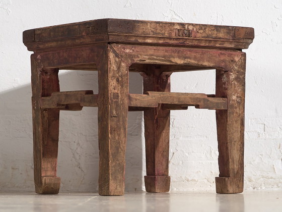 Small antique side table (c.1850) #1, Wood, Brown, Rustic (photo 18 of 22)