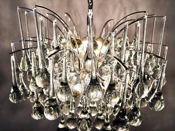 Image 1 of Grande lampadario vintage a goccia di Christoph Palme