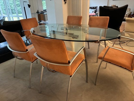 Image 1 of WK - Bacher Tafel met verstelbare Thomas Althaus Stoelen