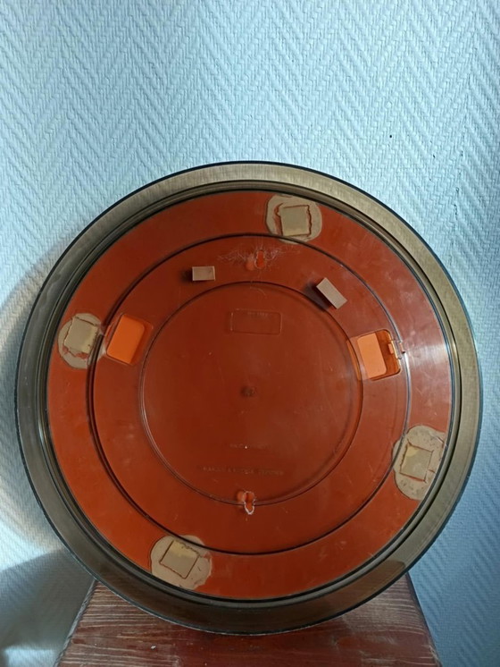 Image 1 of Miroir rond 40cm en plexiglas Gilac 1970 