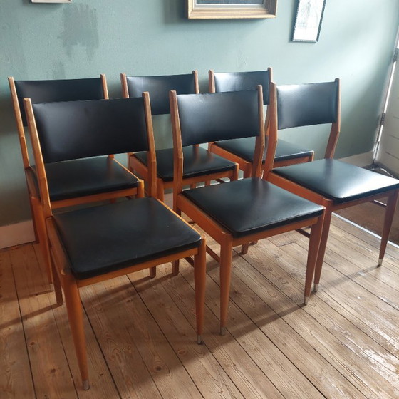 Set of 6 vintage Dining chairs – Skai (photo 6 of 13)