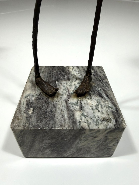 Statuetta di gravidanza in bronzo e marmo, anni '80-'90 – Oggetti decorativi, Marble (photo 8 of 12)