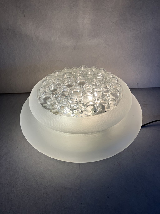 Vintage 60s/70s bubble ceiling lamp glass