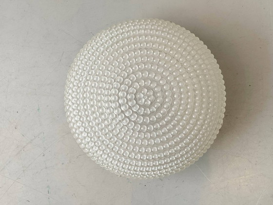 Image 1 of Rara lampada a sospensione con decorazioni a rilievo a bolle, anni '70.