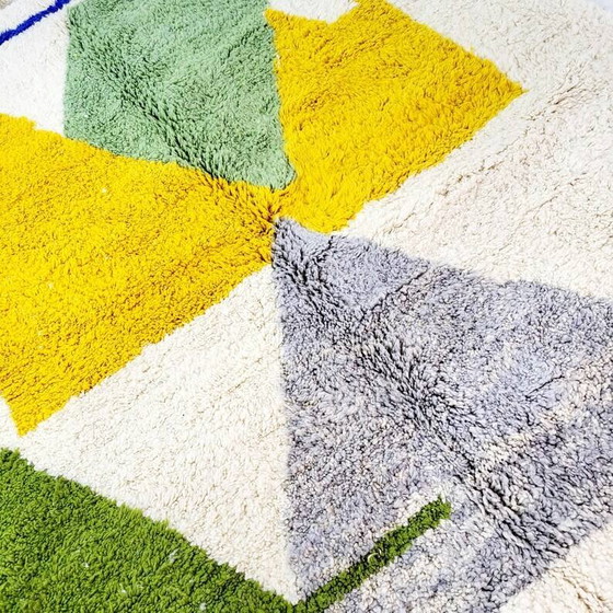 Gebroken wit Marokkaans vloerkleed met kleurrijke patronen, 250cm x 150cm – Vloerkleden en tapijten, Wool (photo 8 of 8)