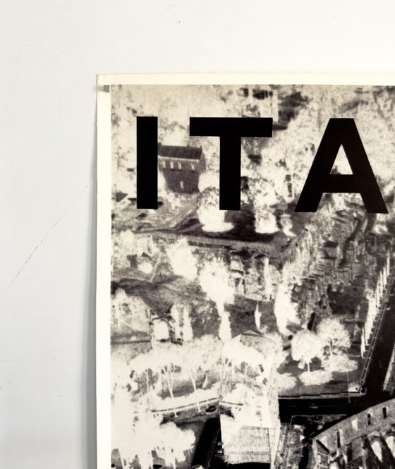 Image 1 of ⚽ Italië '90 originele vintage poster | Alberto Burri | 100 x 70cm | Plakat