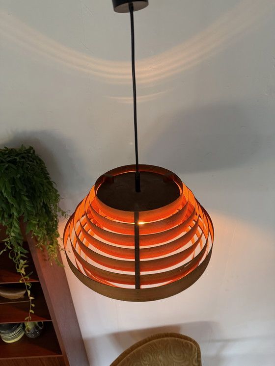 Image 1 of Lampada a sospensione vintage a stecche, Hans Agne Jakobsson anni '60