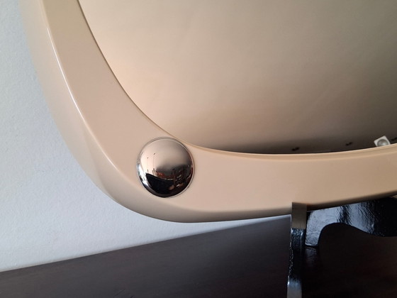 Image 1 of Vintage kunststof wandspiegel, mooi design jaren 70